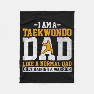 Ein Taekwondo-Vater wie ein normaler Vater - Cool  Fleecedecke
