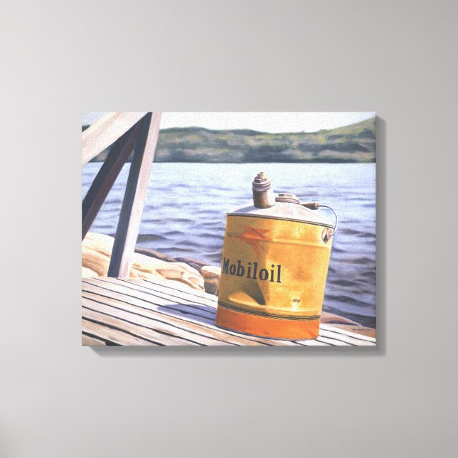 Ein Tag am See 1996 Leinwanddruck (Vorderseite)