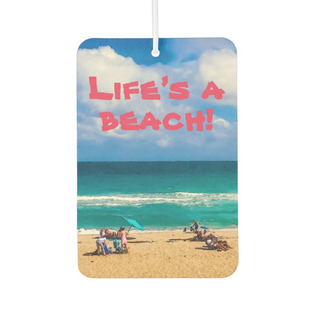 Ein Tag am Strand Autolufterfrischer (Vorderseite)