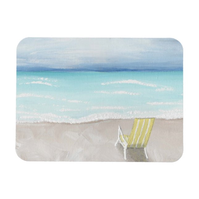 Ein Tag am Strand Magnet (Horizontal)