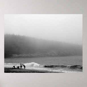 Ein Tag am Strand - Maine Poster
