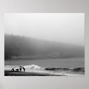 Ein Tag am Strand - Maine Poster
