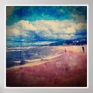 Ein Tag am Strand Poster