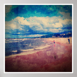 Ein Tag am Strand Poster