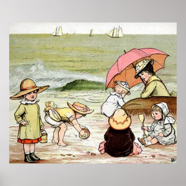 Ein Tag am Strand Poster (Vorne)