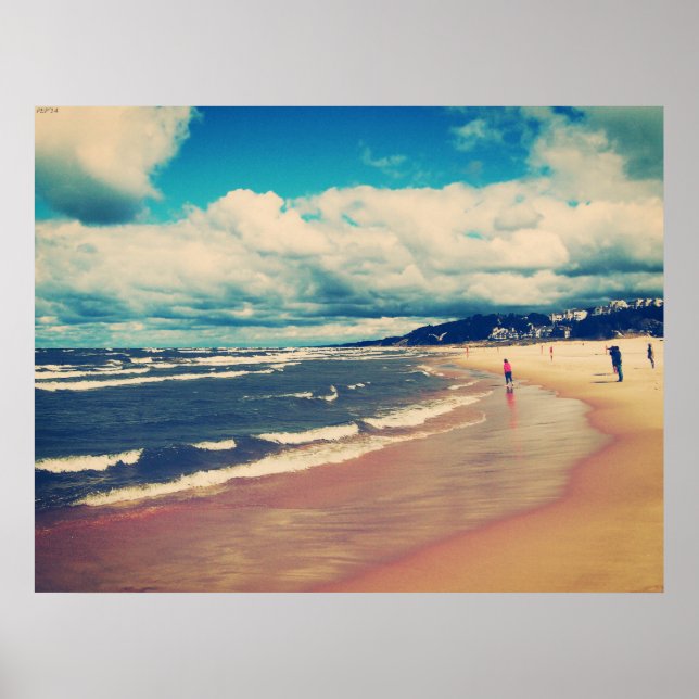 Ein Tag am Strand Poster (Vorne)