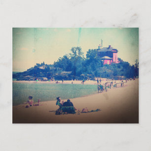 Ein Tag am Strand Postkarte