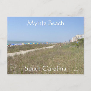 Ein Tag am Strand Postkarte