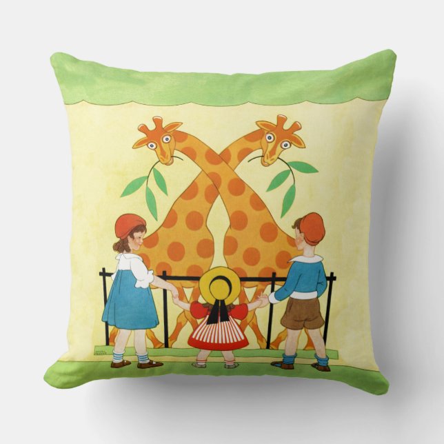 Ein Tag am Zoo Kissen (Vorderseite)