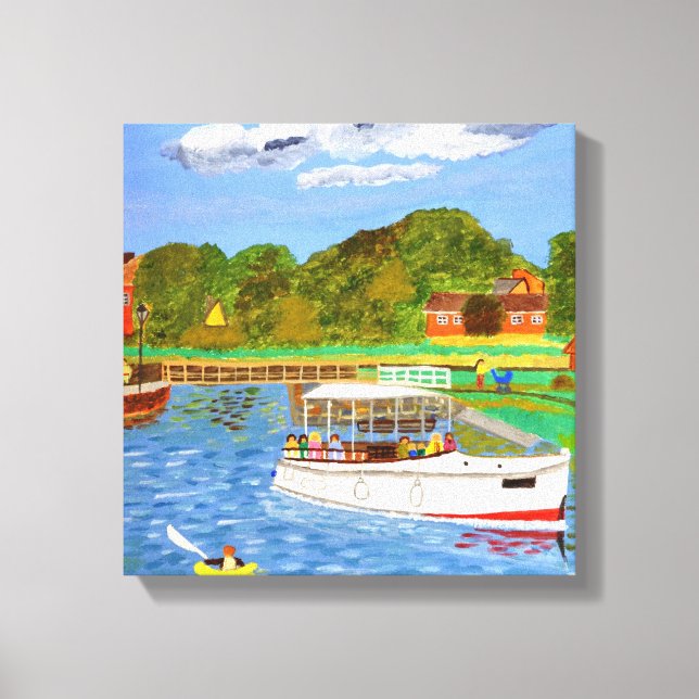 Ein Tag auf der Canvas Print Leinwanddruck (Vorderseite)