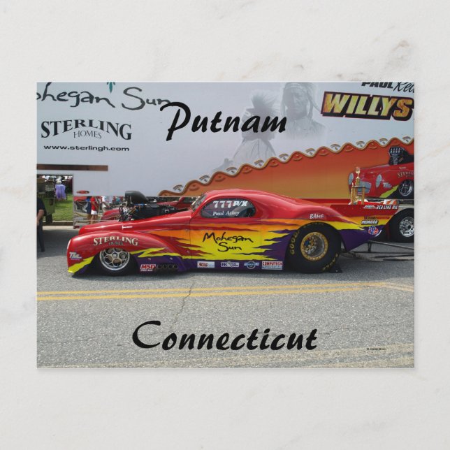 Ein Tag auf der Show Postkarte (Vorderseite)