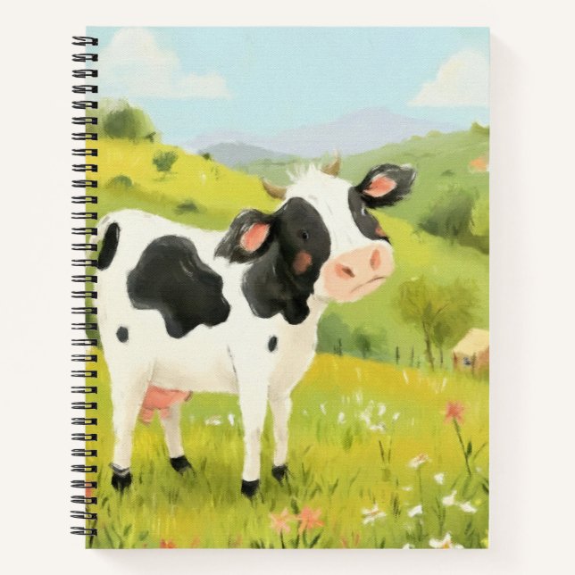 Ein Tag für die Kuh Notizbuch (Vorderseite)