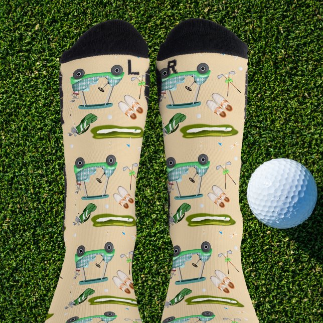 Ein Tag Golfspiel-Muster Socken (Von Creator hochgeladen)