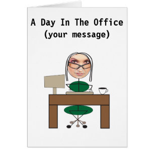 Ein Tag im Büro (Frau)