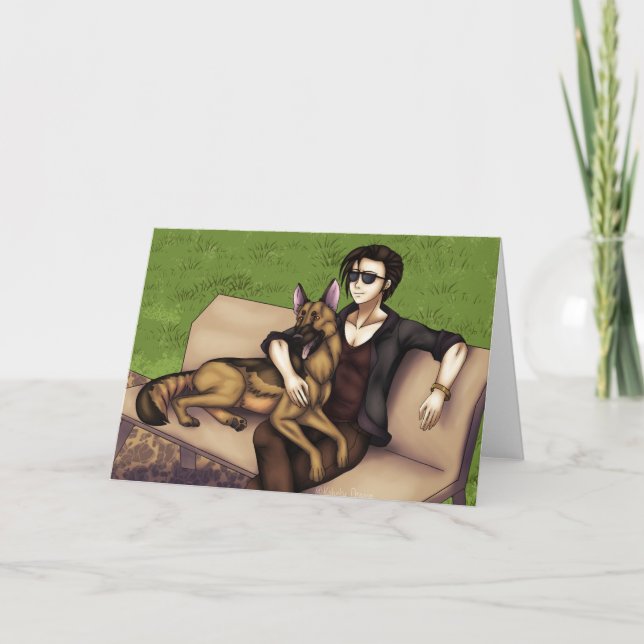 Ein Tag im Dog Park Karte (Vorderseite)