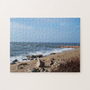 Ein Tag im Hammonasset Beach Staat Park in CT Puzzle