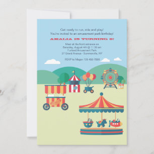 Ein Tag im Park Einladung