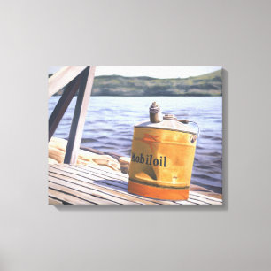 Ein Tag in dem See 1996 Leinwanddruck