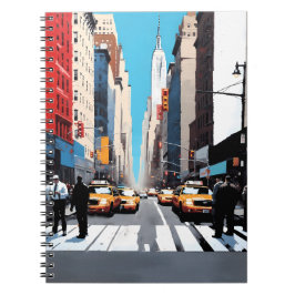 Ein Tag in der Stadt Notizblock