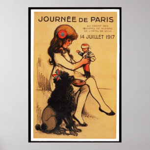 Ein Tag in Paris (in 23 Größen) Poster