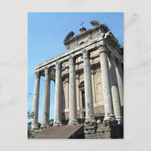 Ein Tag in Rom Postkarte