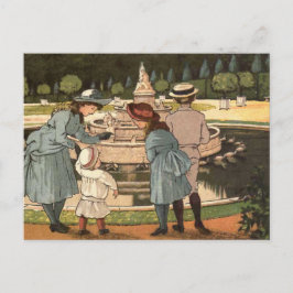 "Ein Tag in Versailles" Postkarte