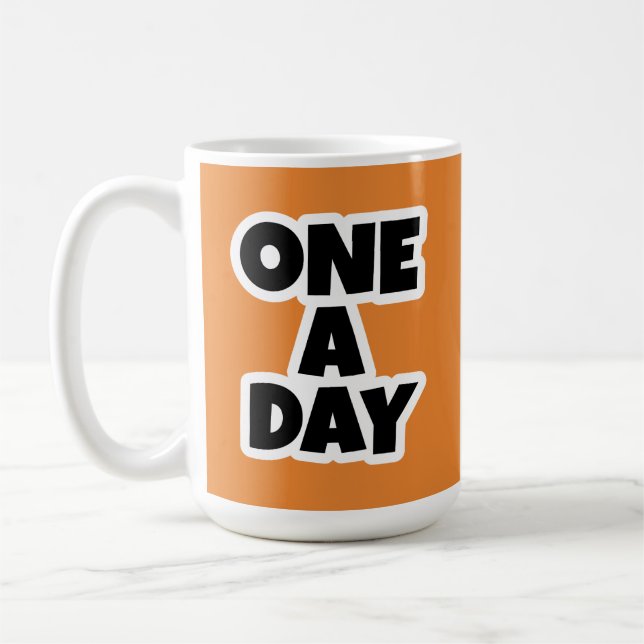 Ein Tag Kaffeetasse (Links)