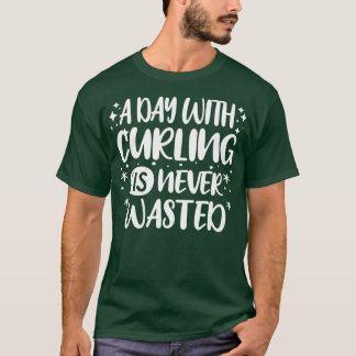 Ein Tag mit Coolem, sonnigen Phantastischen Curlin T-Shirt