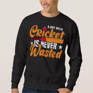 Ein Tag mit Crickets Cricket-Sportteam-Basketball Sweatshirt