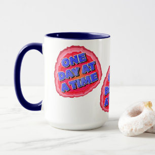Ein Tag nach dem anderen Geode 12 Step OM Erholung Tasse