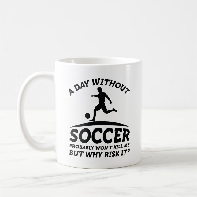Ein Tag ohne Fußball Kaffeetasse (Links)