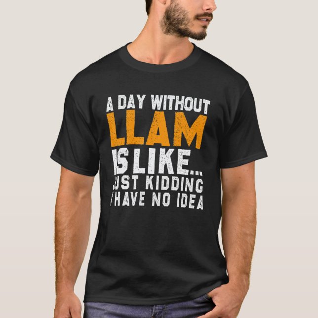 Ein Tag ohne Lama Lama Tee (Vorderseite)