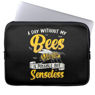 Ein Tag ohne meine Bienen Laptopschutzhülle