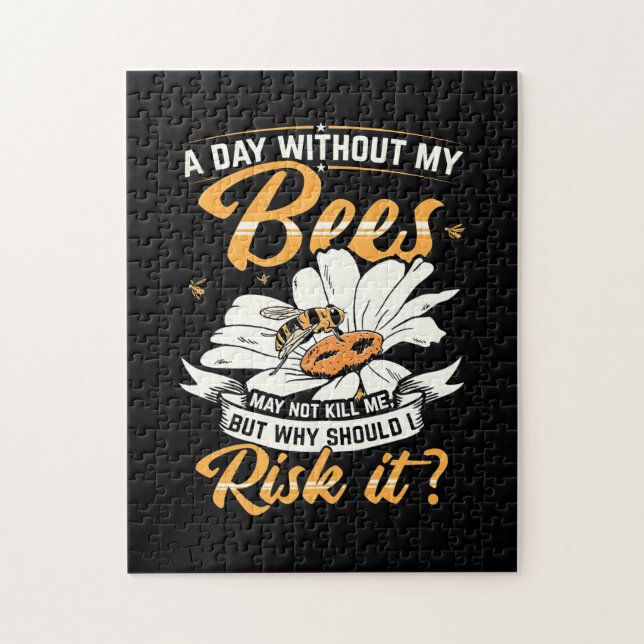 Ein Tag ohne meine Bienen Puzzle (Vertikal)