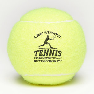 Ein Tag ohne Tennis Tennisbälle