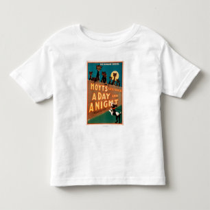 "Ein Tag und eine Nacht" Katzen und Hunde Musical Kleinkind T-shirt