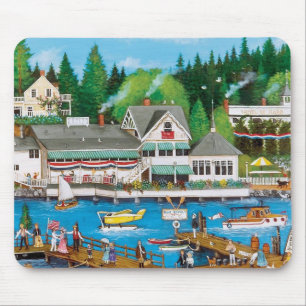 Ein Tag voller Spaß an der Docks Fine Art Mousepad