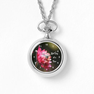 Ein Tag zu einem Zeitpunkt Blume bei Sonnenlicht Armbanduhr