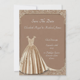 Ein Tag zum Gedenken an das Hochzeitskleid Einladung