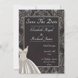 Ein Tag zum Gedenken an das Hochzeitskleid Einladung