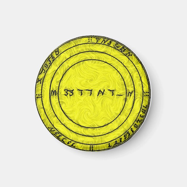 Ein Talisman, der allen Wohlstand sicherstellt Magnet (Vorne)