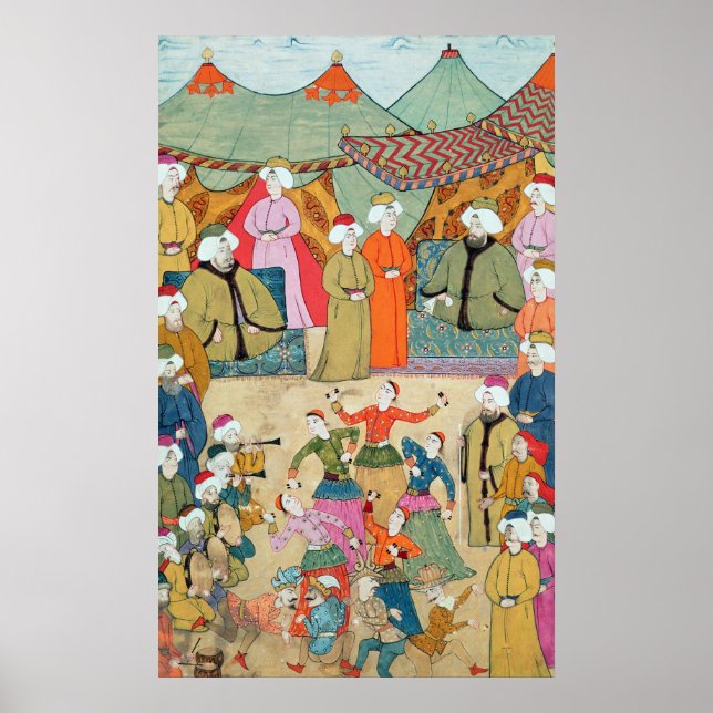Ein Tanz für das Vergnügen von Sultan Ahmet III Poster (Vorne)