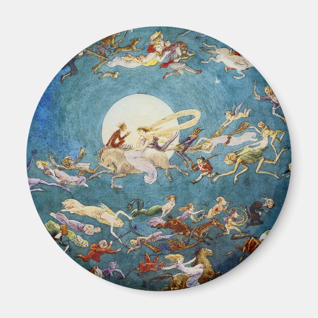 Ein Tanz um das Mondmagnet Magnet (Vorne)