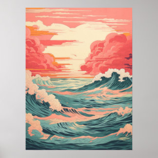 Ein Tanz von Wellen und Sonnenschein Poster