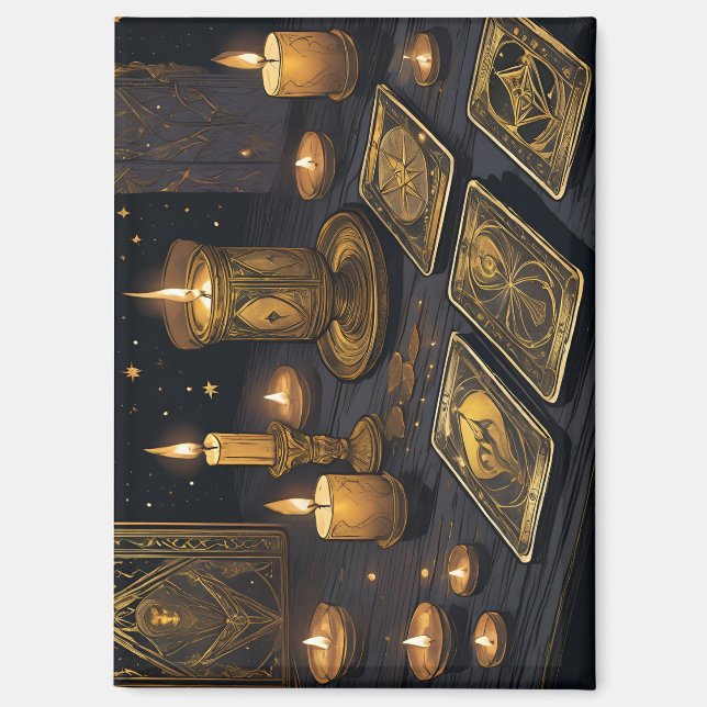 Ein Tarot lesen Magnet (Vorderseite)