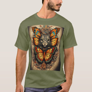 Ein Tätowierung eines Schmetterlingsmammes symboli T-Shirt