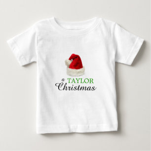 Ein TAYLOR-Weihnachten Baby T-shirt