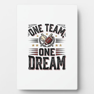 Ein Team Ein Traum Vintage Sportteam Shirt_1 Fotoplatte
