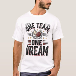 Ein Team Ein Traum Vintage Sportteam Shirt_1 T-Shirt