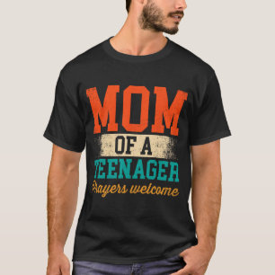 Ein Teenager-Gebete willkommen Frauen Christlichen T-Shirt